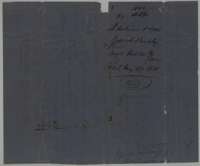 Back of the triplicate certificate, with the Land Office filing note of 22 May 1871.