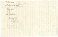 Wrapper for the copy of Henry Jones's power of attorney to John B. Jones, filed at the Land Office on 3 January 1874.