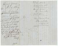 Wrapper and recording note for the power of attorney from Henry Jones to John B. Jones, recorded in Navarro County on 14 November 1865.