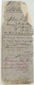 Worn jacket for the 94-acre survey, marked patented to John A. Barclay in September 1871 as patent No. 666, Volume 18.