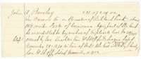 Descriptive slip for 531,073 square varas of Barclay's survey, taken from the triplicate certificate issued in place of the duplicate of 10 November 1853.