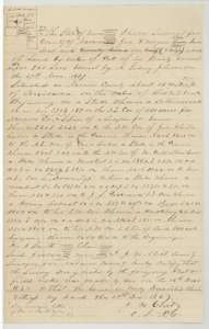 Field notes of 601 acres on Richland Creek surveyed for John F. Morgan's bounty by county surveyor J. M. Eliot, 16 December 1867.