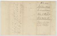 Back of the 601-acre field notes, with the filing note of 28 October 1868 and the patent note of 1870.