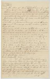 Field notes of 143 acres on Richland Creek surveyed for John F. Morgan's bounty by county surveyor J. M. Eliot, 17 December 1867.