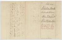 Back of the 143-acre field notes, with the filing note of 28 October 1868 and the patent note of 1870.