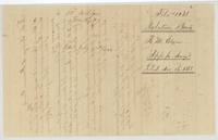Wrapper no. 2 for R. M. Elgin's entries for surveys, filed 16 November 1868.