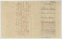 Back of the 392-acre field notes with wrapper no. 3, correct on map 15 March 1870 and patented 18 April 1870.