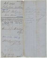 File jacket for Jacob Baliman's 640-acre headright, certificate No. 359, patented 12 August 1857.