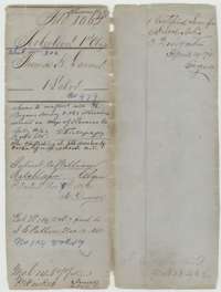 File jacket for Thomas H. Garner's one-labor headright, certificate No. 479, patented to William Balch on 7 November 1862.