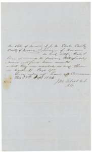County surveyor J. M. Eliot's certificate of 27 September 1860 that the field notes are correct and recorded in Book B, page 379.