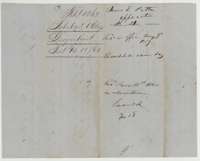 Wrapper for the Patton application, received at the surveyor's office 9 August 1859 and recorded as Survey No. 68.