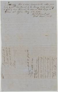 Back of the Browning notes: C. B. Chambers records them in Book V page 111; correct on map Aug 1854; patented September 16, 1854.
