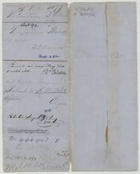 File jacket 1077 for Benjamin Bragg's 320 acres by assignee R. N. White, patented 9 August 1854, No. 446 Vol. 11.