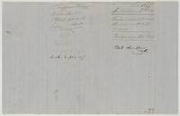 Wrapper for the field notes, filed 24 August 1853, recorded Book V page 109, patented August 1854.