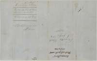 Jacket for the plat and field notes of Hiram M. Estes, 187 acres, filed 24 August 1853.