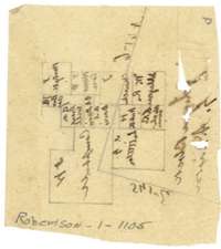 Second pencil sketch map showing surveys near the G. A. Davis tract.
