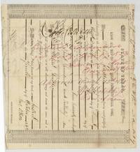Printed bounty certificate 465 for 320 acres to John Sadler for three months' service, issued in lieu of Poe warrant 1205, Austin, 4 October 1848.