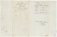 Wrapper for the plat and field notes of F. R. Kendall, recorded Book I page 75, filed 23 Nov 1853, patented March 14/54.