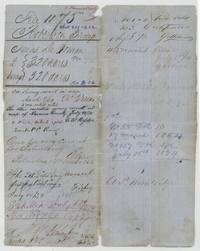 File jacket for Jonas DeArman's two 320-acre surveys, noting patents of 17 March 1854 (No. 55, Vol. 10) and 15 July 1874 (No. 157, Vol. 42).