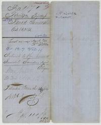 File jacket for Randel Sanders's 640 acres, certificate 311, patented to his heirs 14 March 1854, No. 127 Vol. 11.