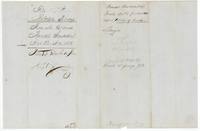 Wrapper for the field notes: file 1176, recorded Book V page 93, filed 23 Nov 1853, patented March 13 1854.