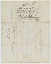 Back of certificate 324 with the Land Office filing note, Thomas J. White, filed 10 December 1853.