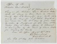 C. B. Chambers certifies the Carrington survey of 30 June 1846 on Briar Creek conflicts with White's survey.