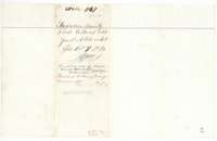Jacket for the 156-acre field notes, filed 8 October 1874 and marked patented to Henry Teal, assignee.