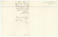Jacket for the 132 6/10-acre field notes, filed 8 October 1874 and marked patented to Henry Teal, assignee.