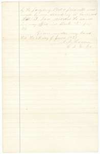 Closing page of the 116-acre field notes, with the surveyor's certificate and county record reference.