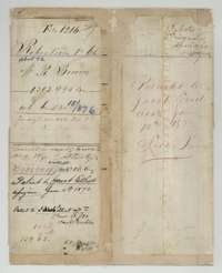 File jacket for William R. Bowen's headright balance, 231 acres in Navarro County, patented to Jacob Eliot, assignee, in June 1873.