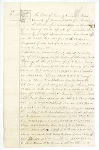 Corrected field notes for 260 acres on Chambers Creek for William R. Bowen, made by the Navarro County surveyor on 3 June 1873.