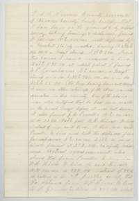 County surveyor's certificate of June 1873 explaining that re-measuring on the ground corrected the survey's lines and distances.