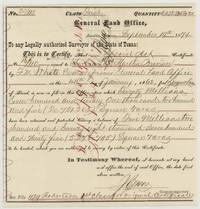 General Land Office balance certificate 20/113 for Martha Brennan's heirs, leaving 5,278,795 square varas to be surveyed.