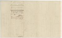 Wrapper for the 1,863,570-vara notes, correct on the Navarro map 8 Dec 1874, patented to A. Groesbeck 24 March 1875.