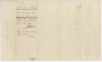 Wrapper for the 899,953-vara notes, correct on the Navarro map 8 Dec 1874, patented to A. Groesbeck.
