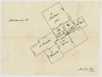 Sketch map of Navarro County surveys: J. Alston, J. Pratt, J. Bunch, J. W. O'Brien, J. M. Steiner, W. Bridge and J. C. Jeffers around survey 10.