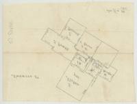 Reverse of the Navarro County sketch map, showing the same surveys and a pencil note 'Sketch'.