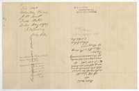 Back of the field notes, with the Land Office filing note of 28 May 1887 and a fee stamp.