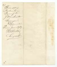 Back of the letter, with the Land Office filing note of 13 June 1887.