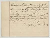 Surveyor's certificate of 25 January 1888 that J. M. Scott has been continually living on and improving the 160-acre survey.