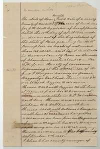 Final corrected field notes for J. M. Scott's 160 acres on Chambers Creek, made by Chas. E. Lee, 7 September 1888.