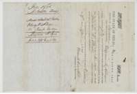 Mercer's Colony certificate No. 275 for 640 acres issued to William R. Allegree at Corsicana, 19 April 1850, with the docket and filing note of 26 July 1854.