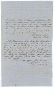 District surveyor's certificates of 13 and 14 July 1854 that the Allegree survey is correct and recorded in Book V, page 198, and on the earlier Ladd survey.