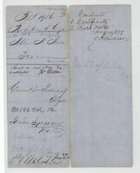 Jacket for file 1986, Allen M. Moore, 320 acres, patent No. 186 Vol. 12, 21 September 1855.