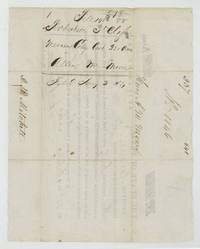 Back of the certificate, endorsed file 1986 Mercer's Colony certificate and filed 3 August 1854.