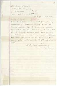 Close of the field notes with the chain carriers' names and D. E. Greer's certificate that the survey was made according to law, dated 2 March 1881.