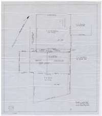 Office sketch map showing the Colson strip between the Broadwell and G. A. Davis surveys, with the Barclay, Campbell and Taylor surveys around it.