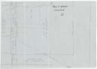 Faint pencil sketch of the neighboring surveys, filed with the Colson papers.