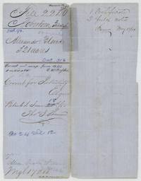File jacket for Alexander Black's 320 acres, certificate 312, patented June 1855, No. 24 Vol. 12.